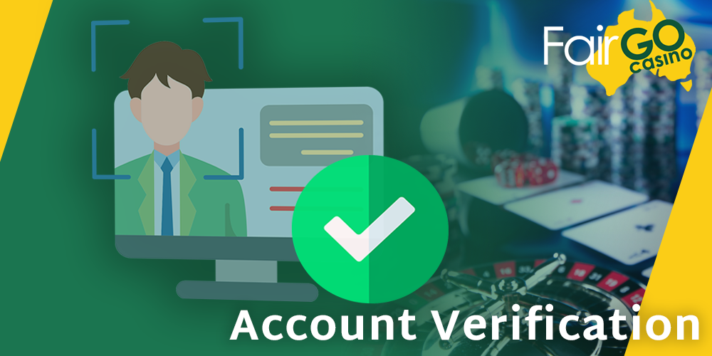 Verification of a personal account in the Fair GO casino