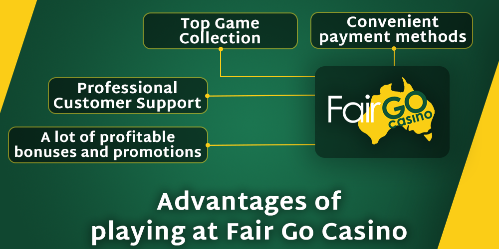 Main benefits of playing in Fair GO Casino