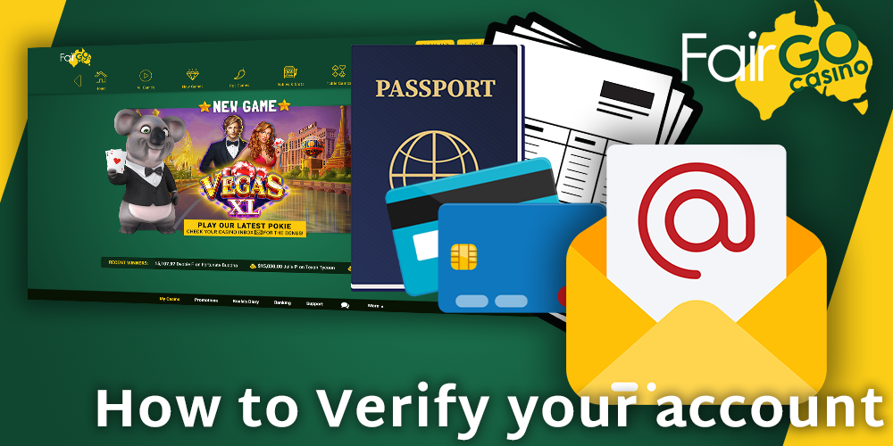 Step-by-step instructions on how to verify a Fair GO casino account for Australian players