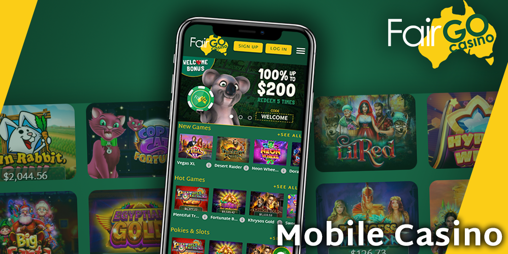 Fair Go casino mobile version
