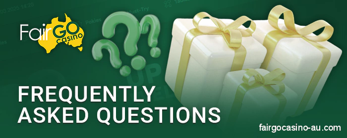 FAQs about promotions at Fair Go Casino