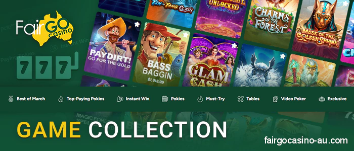 About Fair Go Casino Lobby - what games to play