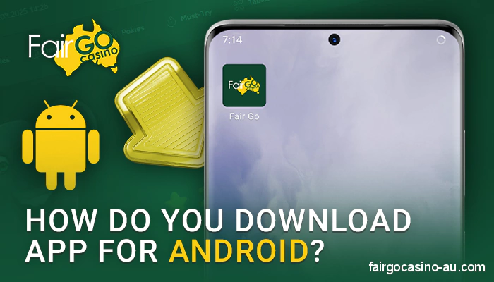 Install the Fair Go app on your android phone - instructions