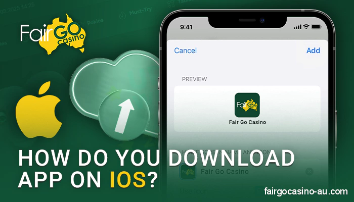 Install the Fair Go app on iOS - guide