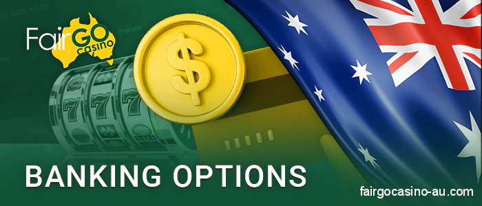 Payment transactions at Fair Go online casino - deposit and withdrawals in Australia