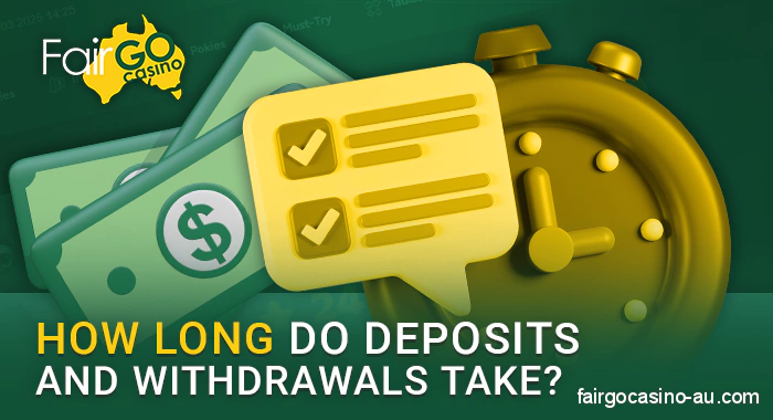 Payment time at Fair Go Casino - how long to wait for a withdrawal