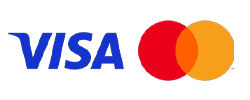 Visa and MasterCard logo