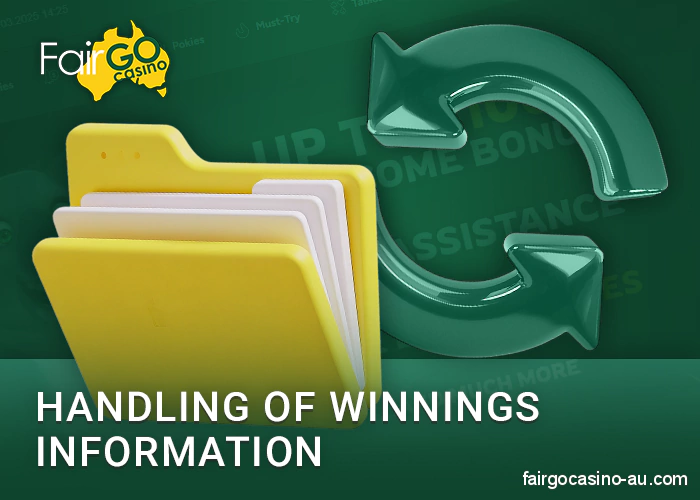Gathering information about winnings at Fair Go Casino