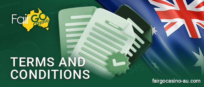 Read the terms and conditions of fair go casino